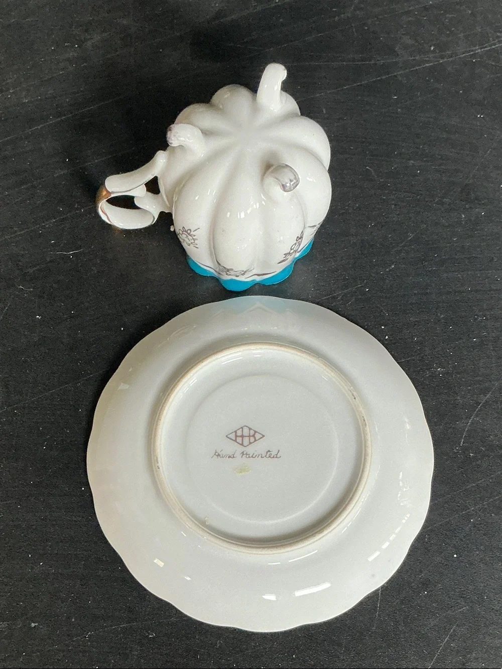Vintage Floral Porcelain Teacup and Saucer Sets